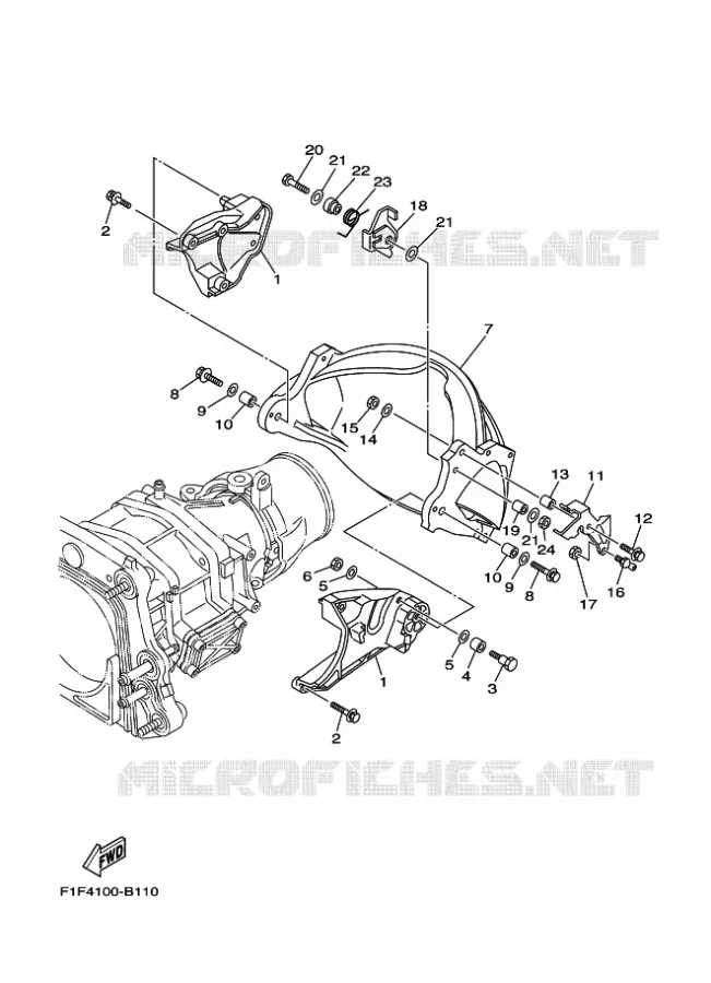 JET UNIT 3 Yamaha WAVERUNNER 1000 2004 FZ  ENG FOR FZ1000A