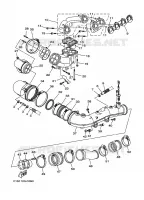 ECHAPPEMENT 1 pour Yamaha FX1100  de 2004