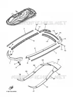 GUNWALE & MAT pour Yamaha FX1100  de 2004
