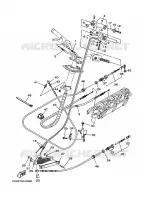 CABLE DE COMMANDE pour Yamaha GP1200A-B  de 2003