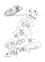 ECHAPPEMENT 2 pour Yamaha SV1200Y de 2004