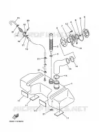RESERVOIR D'HUILE pour Yamaha SV1200Y de 2004
