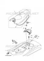 SELLE / SERRURE pour Yamaha VX1100-F de 2007