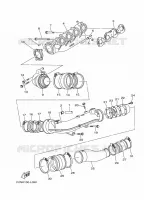 ECHAPPEMENT 1 pour Yamaha VX1100C-M de 2013
