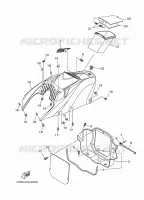 ENGINE HATCH 1 pour Yamaha VX1100C-M de 2013