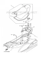 SELLE / SERRURE pour Yamaha GP1300 de 2003