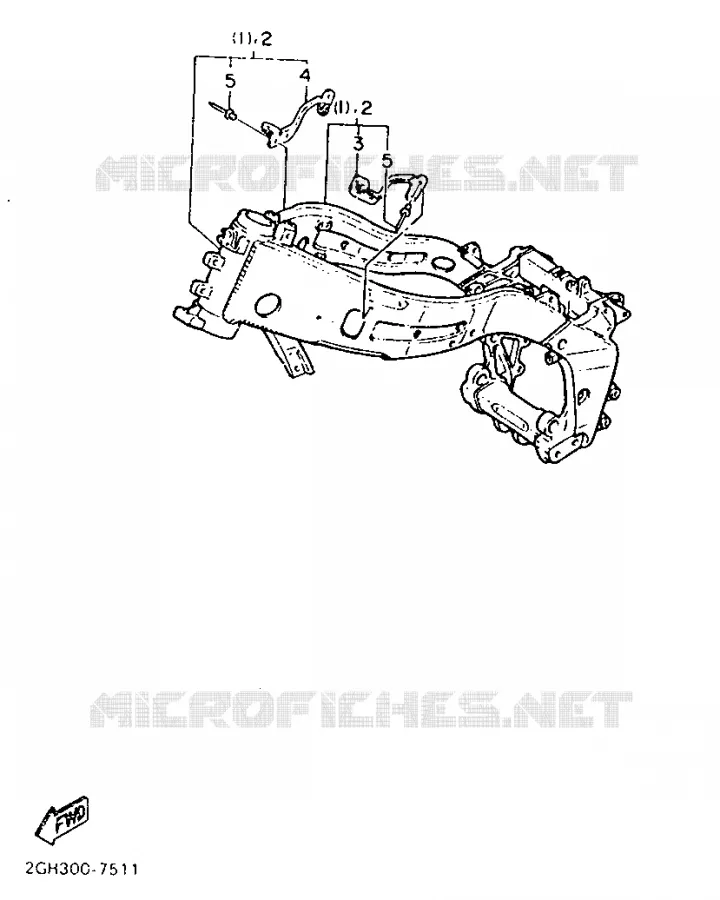 PIÈCES OPTIONNELLES - PARTIE CYCLE Yamaha MOTO 1000 1987 FZR  FZR1000
