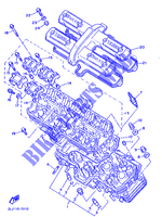 CULASSE pour Yamaha FZR1000 de 1988