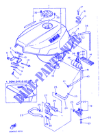 RESERVOIR A ESSENCE pour Yamaha FZR1000 de 1989