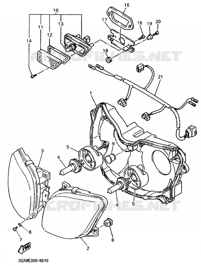 ALTERNATIVE ADMISSION / COMPTEUR Yamaha MOTO 1000 1994 FZR  FZR1000