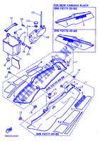 COUVERCLE LATERAL pour Yamaha FZR600 de 1989
