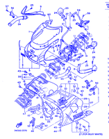 CARENAGE AVANT pour Yamaha FZR600H (67KW) de 1993