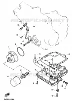 RADIATEUR D'HUILE / ECHANGEUR pour Yamaha FZR600N (20KW) de 1991