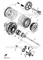 EMBRAYAGE DE DEMARREUR pour Yamaha FZR600N (20KW) de 1991