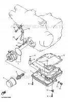 RADIATEUR D'HUILE / ECHANGEUR pour Yamaha FZR600R de 1995