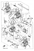 CARBURATEUR pour Yamaha FZR600R de 1995