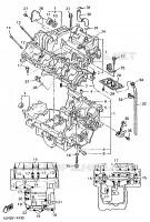 CARTER MOTEUR pour Yamaha FZR600R de 1995