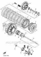 EMBRAYAGE DE DEMARREUR pour Yamaha FZR600R de 1995