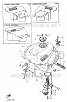 RESERVOIR A ESSENCE pour Yamaha FZR600R de 1995