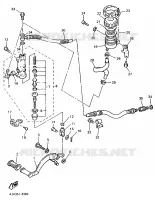 MAITRE CYLINDRE DE FREIN ARRIERE pour Yamaha FZR600R de 1995