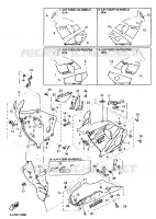 CARENAGES 2 pour Yamaha FZR600R de 1995