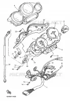 COMPTEUR  pour Yamaha FZR600R de 1995