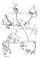 PARTIE ELECTRIQUE 1 pour Yamaha FZR600R de 1995