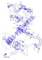 POMPE A EAU / DURITES pour Yamaha FZR600R (72.1KW de 1994