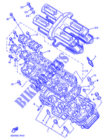 CULASSE pour Yamaha FZR750R de 1988