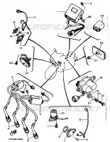 PARTIE ELECTRIQUE 1 pour Yamaha FZR750R de 1989