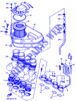 ADMISSION pour Yamaha FZR750R de 1989