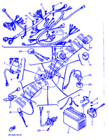 PARTIE ELECTRIQUE 2 pour Yamaha FZR750R de 1989