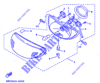 PHARE  pour Yamaha XC125T de 1998