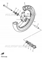ROUE AVANT pour Yamaha XJR1200SP de 1998
