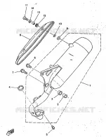 ECHAPPEMENT pour Yamaha YN50 de 1998