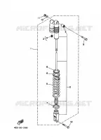 AMORTISSEUR ARRIERE pour Yamaha YZ80 de 1997