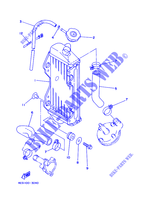 RADIATEUR / DURITES pour Yamaha YZ80 de 1997