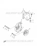TURBINE / CARTERS DE REFROIDISSEMENT pour Yamaha CW50RS de 1997