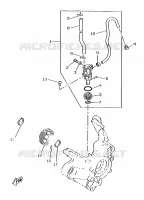 POMPE A HUILE pour Yamaha CW50RS de 1997