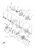 EMBRAYAGE DE DEMARREUR pour Yamaha CW50RS de 1997