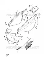 COUVERCLE LATERAL pour Yamaha CW50RS de 1997