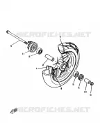 ROUE AVANT pour Yamaha CW50RS de 1997