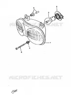 PHARE  pour Yamaha CW50RS de 1997
