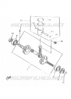 VILEBREQUIN / PISTON pour Yamaha CW50RS de 1997