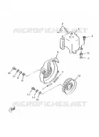 TURBINE / CARTERS DE REFROIDISSEMENT pour Yamaha CW50RS de 1997