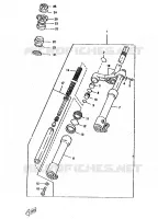 FOURCHE pour Yamaha CW50RS de 1997
