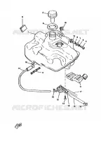 RESERVOIR A ESSENCE pour Yamaha CW50RS de 1997