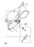 SELLE / PORTE BAGAGES pour Yamaha CW50RS de 1997
