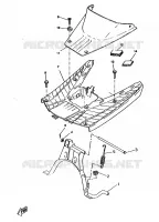 BEQUILLE / REPOSE PIEDS pour Yamaha CW50RS de 1997