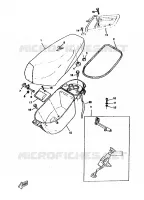 SELLE / PORTE BAGAGES pour Yamaha CW50RS de 1997